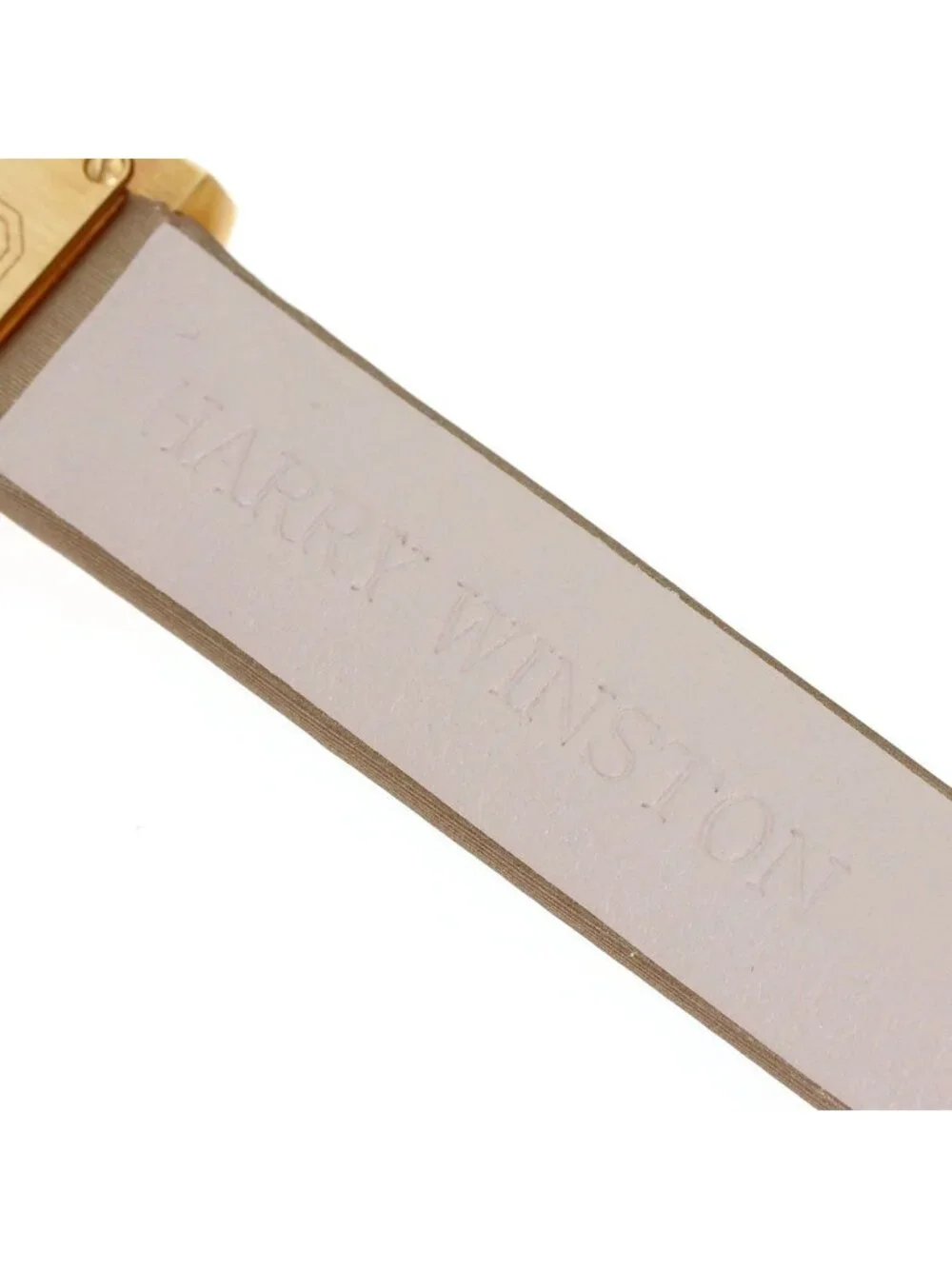 Harry Winston 332 Lqr Avenue C Mini Diamond Bezel Watch 18k Pink Gold Satin
